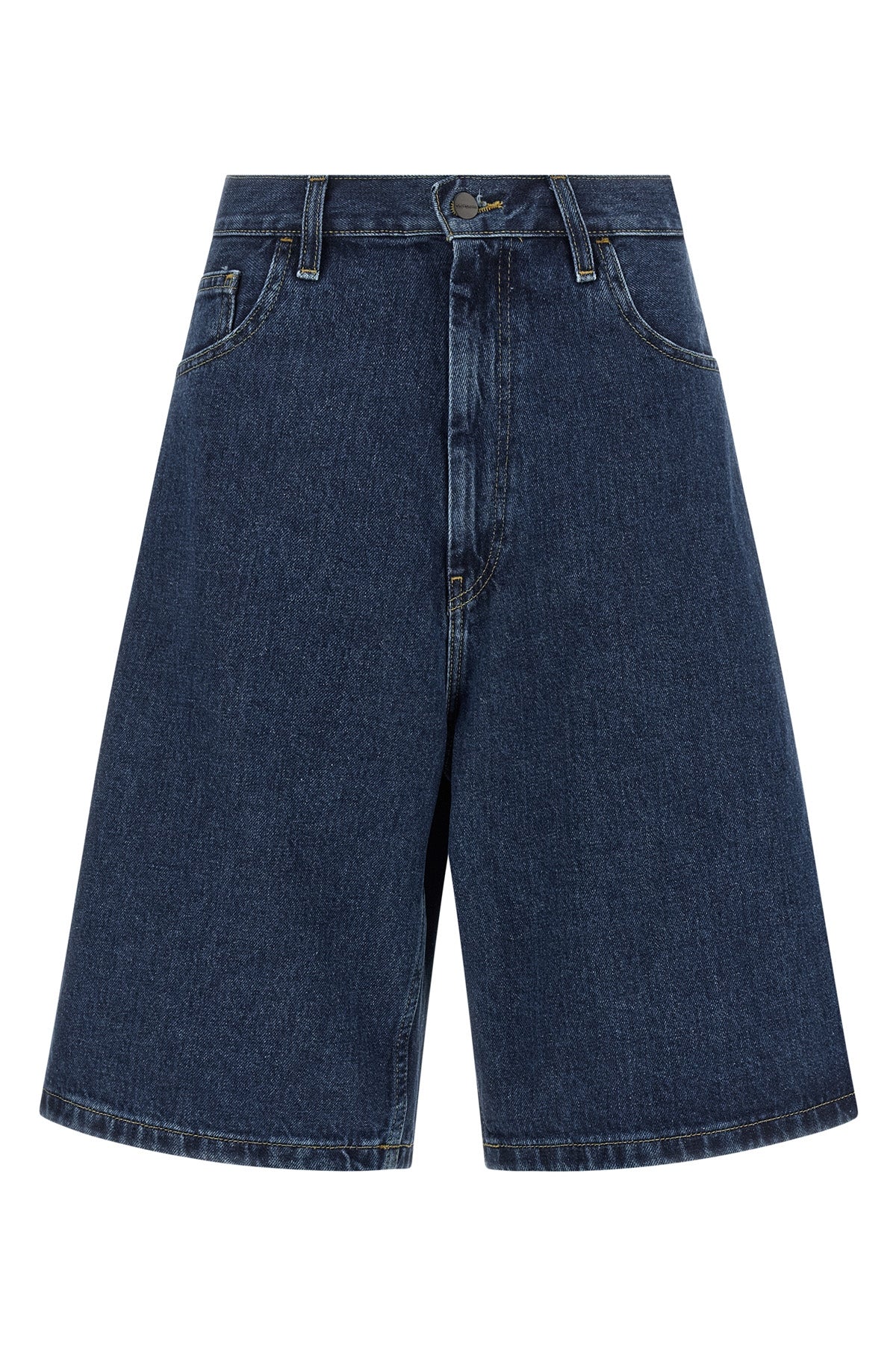 smith heavy stone-washed cotton denim brandon bermuda shorts