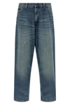 og single knee heavy smith cotton denim pants