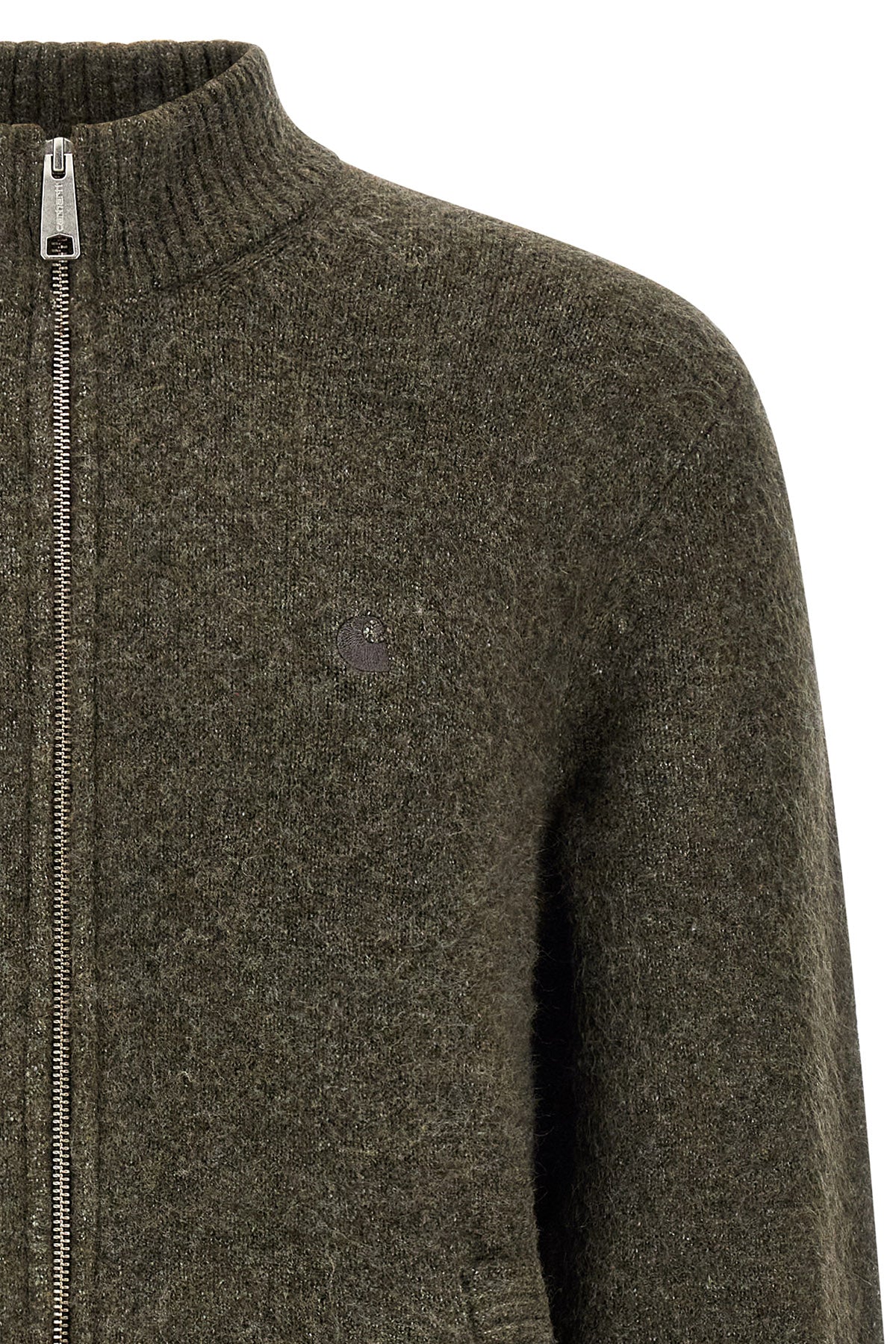 the carhartt wip curtis knitted jacket defines a functional aesthetic through