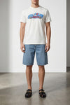 brandon bermuda shorts in heavy cotton denim