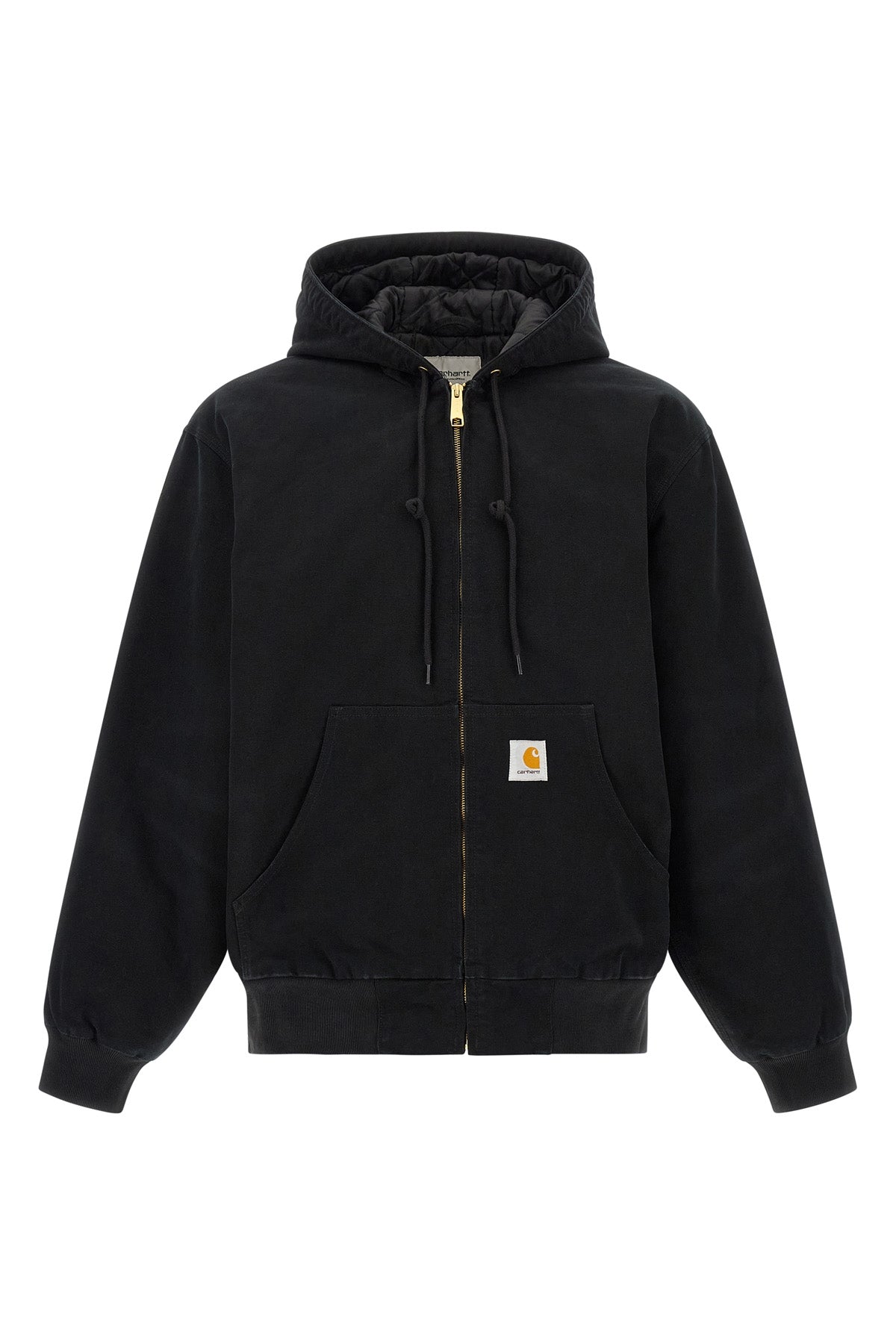 the carhartt wip og active jacket in heavy dearborn cotton canvas