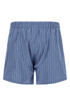 striped lightweight cotton poplin boxer shorts