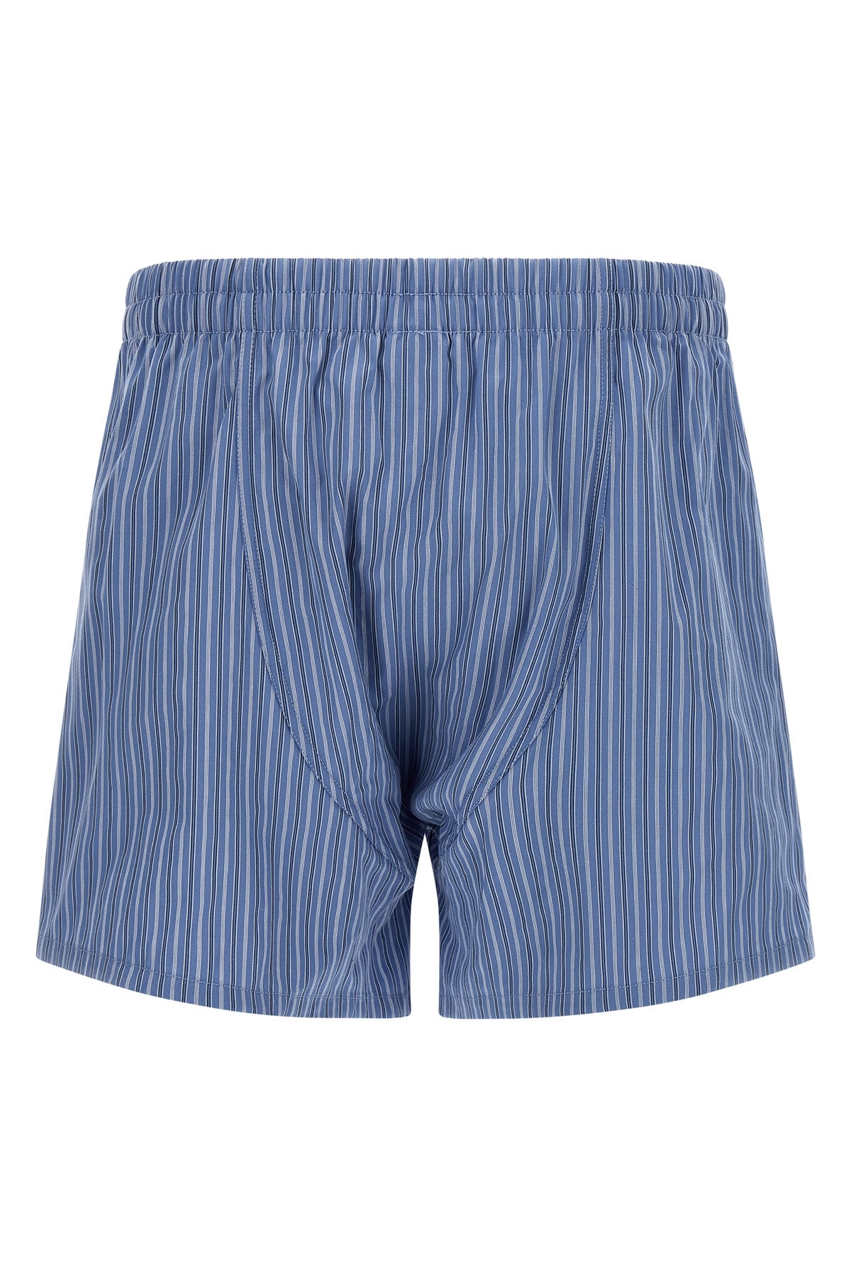 striped lightweight cotton poplin boxer shorts