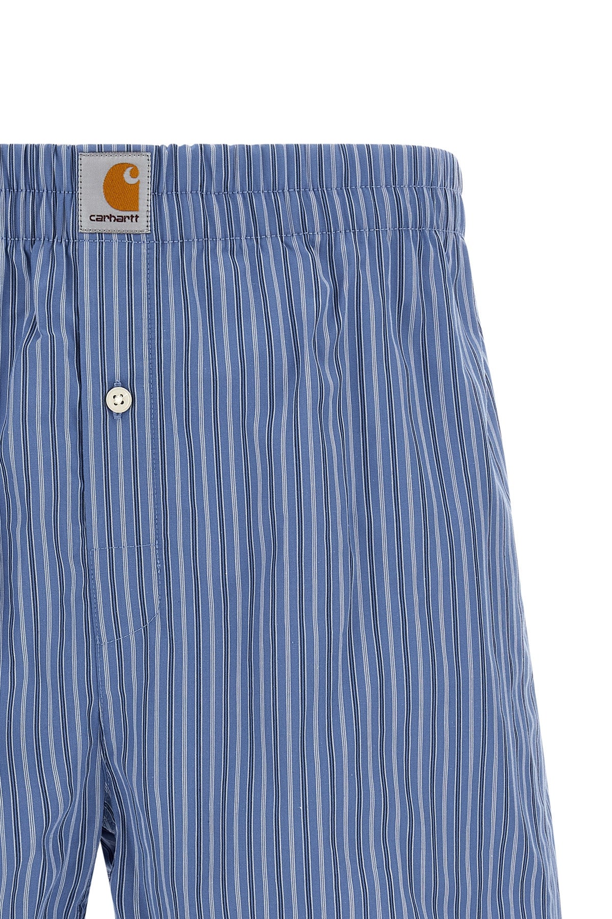 striped lightweight cotton poplin boxer shorts