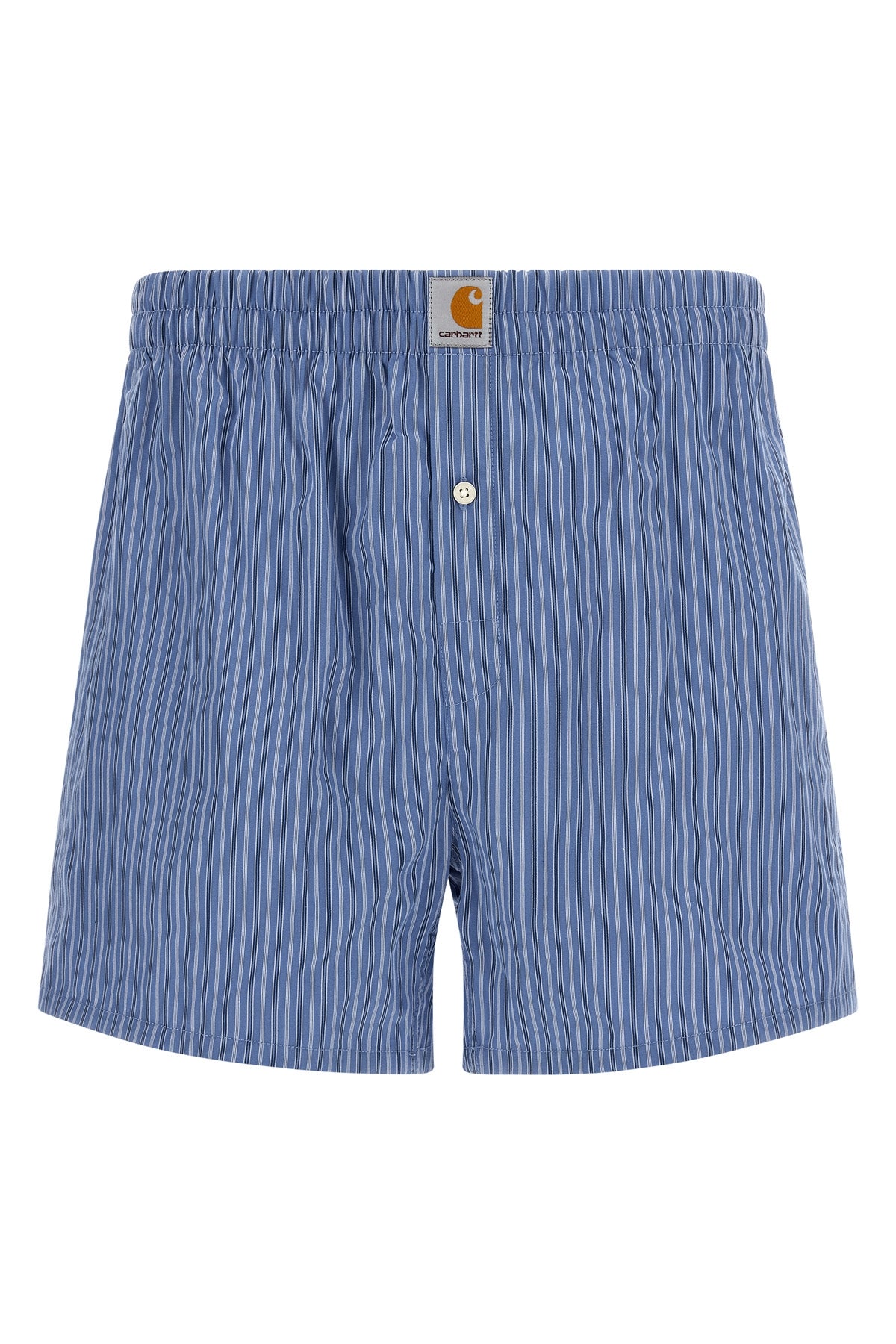 striped lightweight cotton poplin boxer shorts