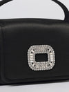 pilgrim satin bag with jewel buckle