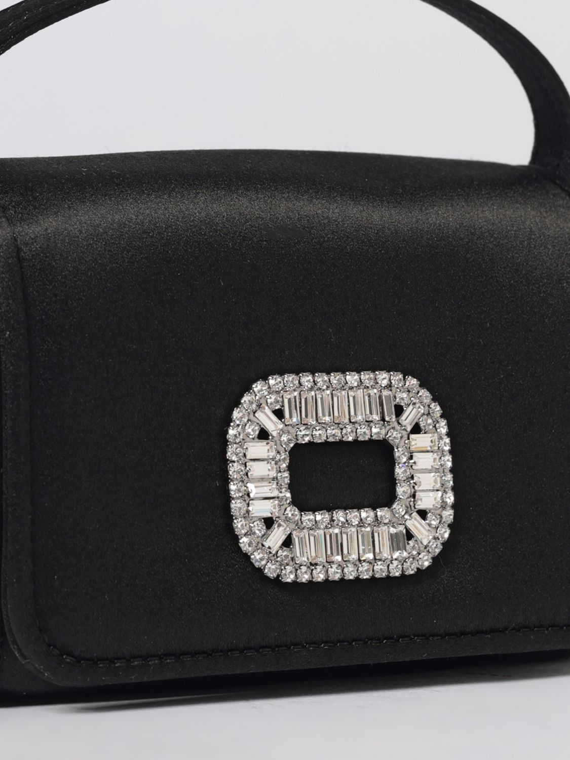 pilgrim satin bag with jewel buckle