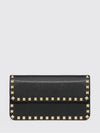 rockstud grained leather bag