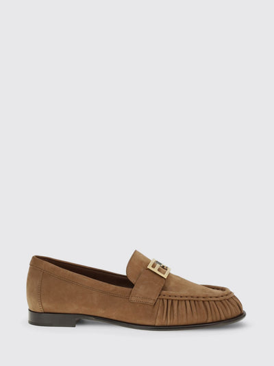ff baguette suede loafer