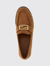 ff baguette suede loafer