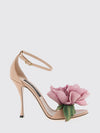 desirée leather sandals with applied flower