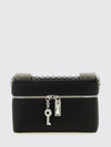 sicily satin bag with rhinestone pavé tubes