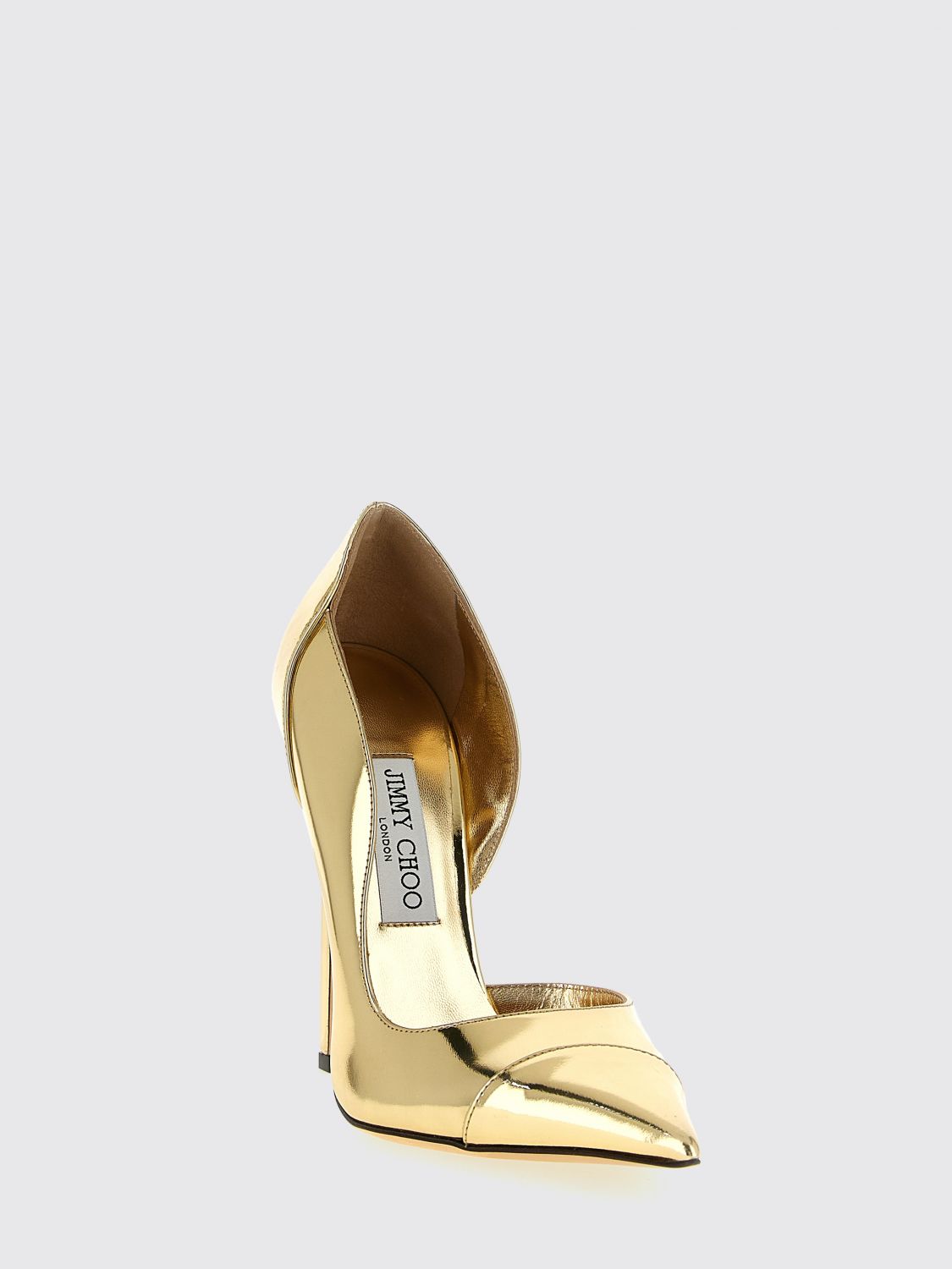 brigitte laminated patent leather pumps