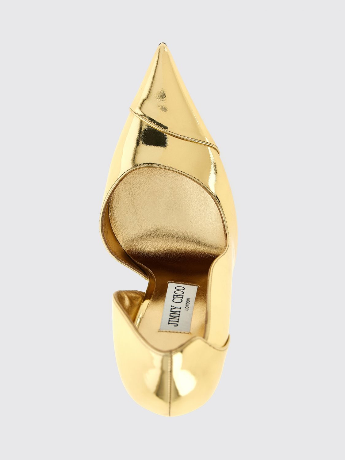 brigitte laminated patent leather pumps
