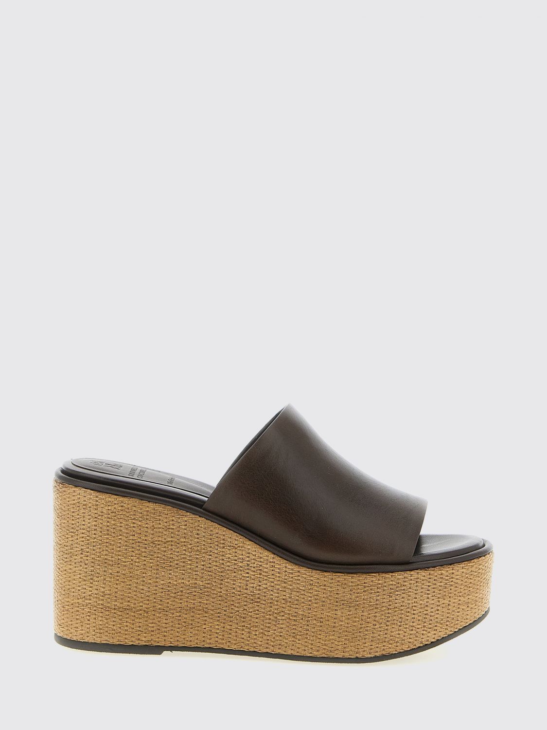 leather wedge sandals