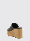 leather wedge sandals