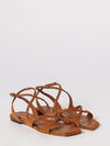 woman's heeled sandal