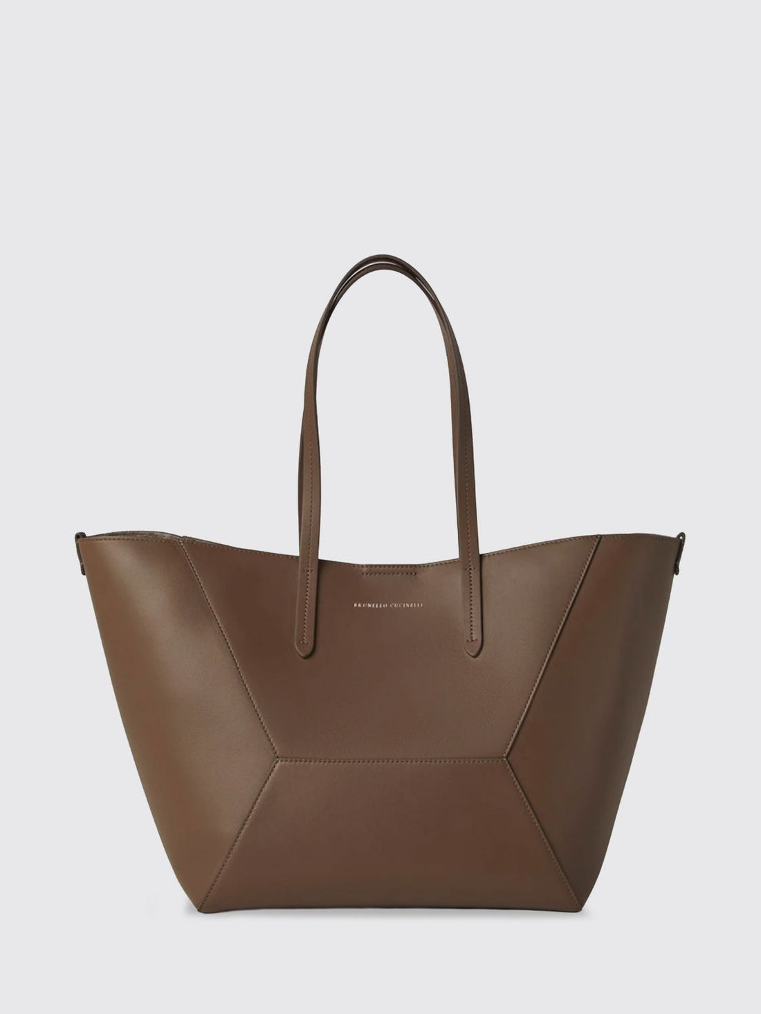 BRUNELLO CUCINELLI OS bc duo leather tote shoulder bag