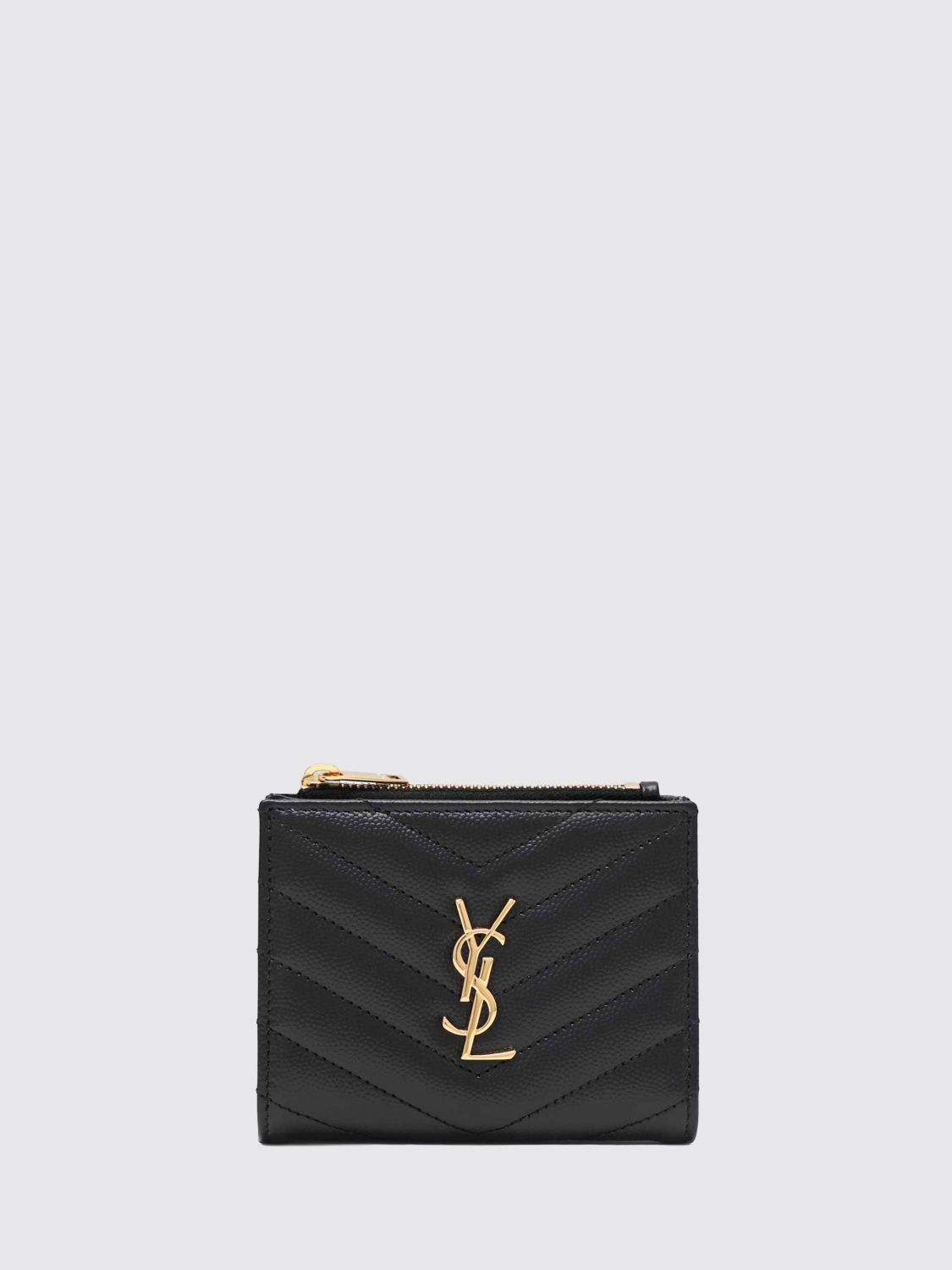 cassandre wallet in quilted grain de poudre leather