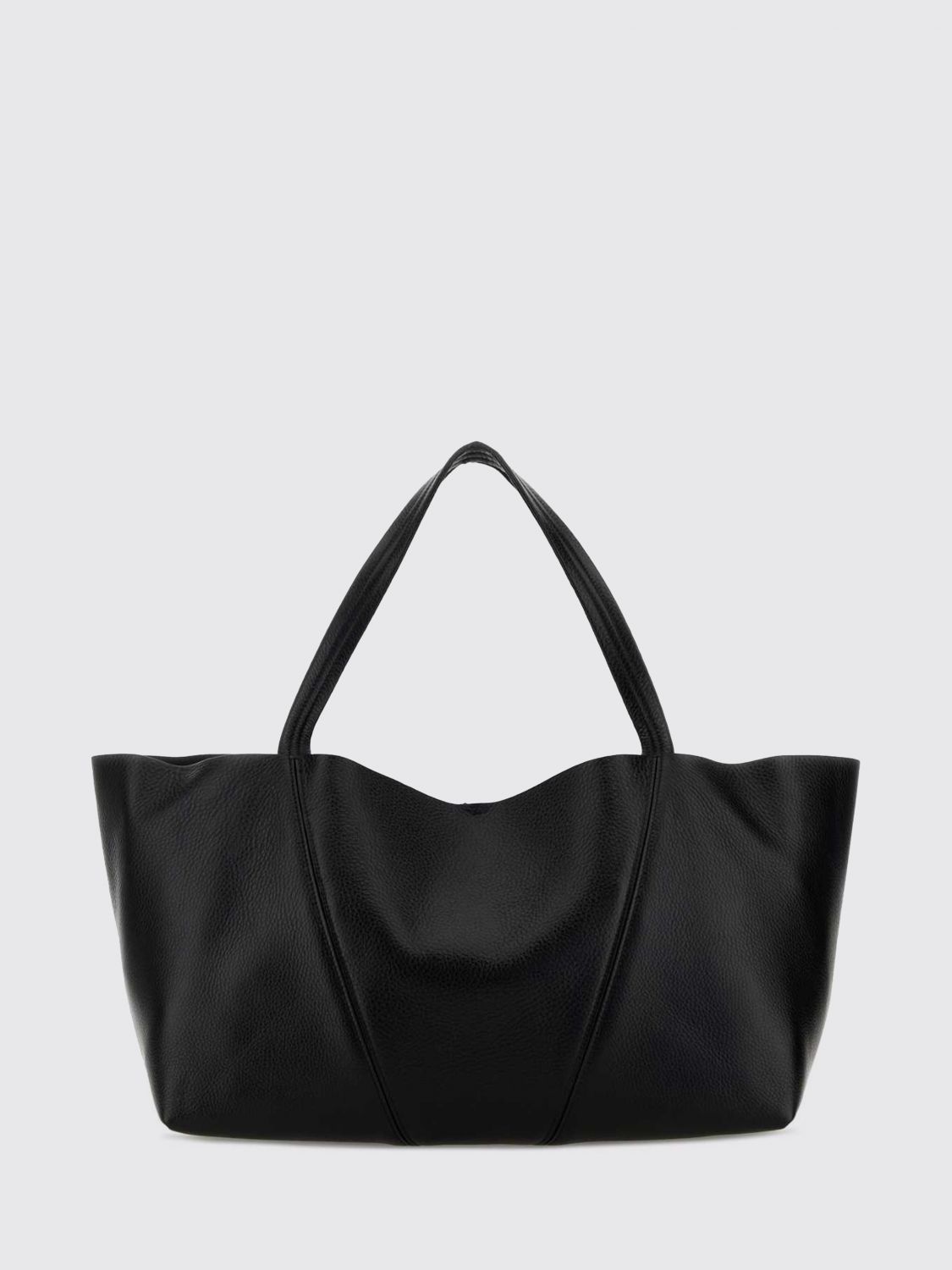 east-west spin bag chloé in grained leather