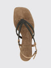woman's heeled sandal
