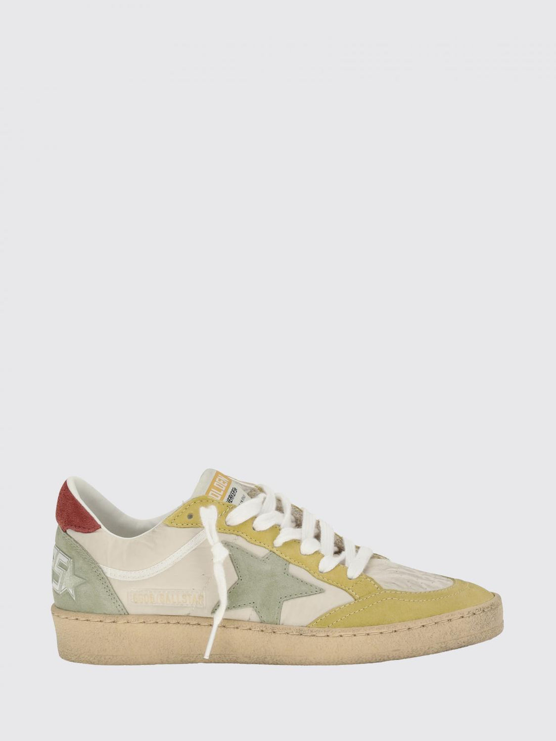 GOLDEN GOOSE 37 ball star sneakers in used suede and nylon