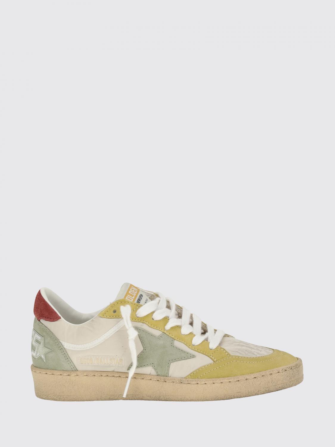 ball star sneakers in used suede and nylon