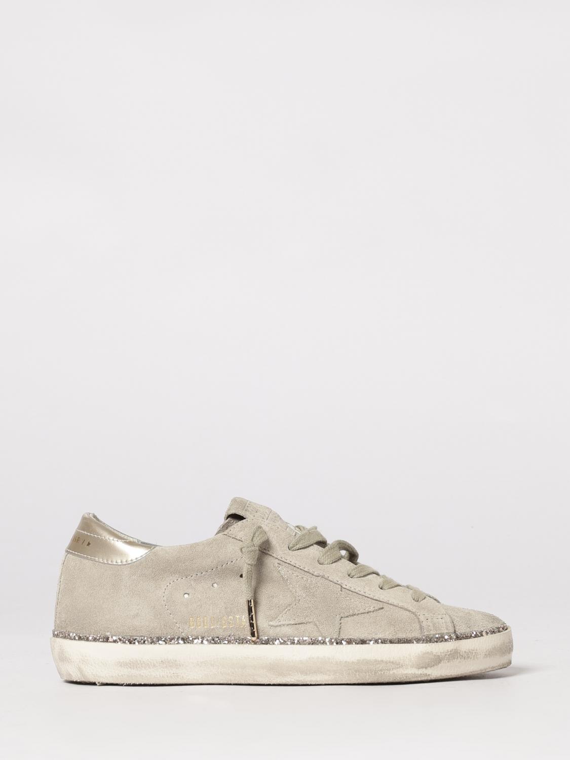 super-star used suede sneakers