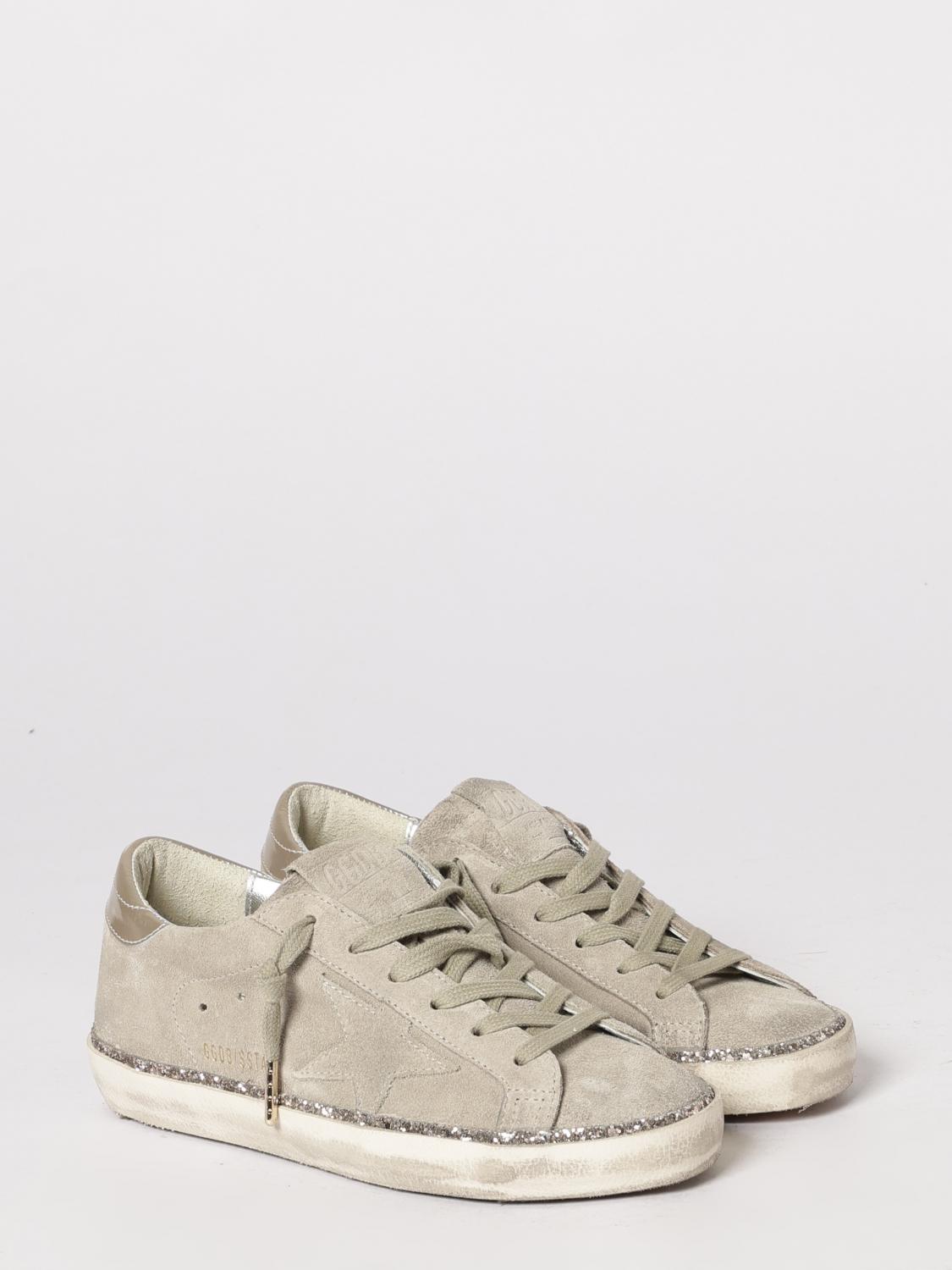 super-star used suede sneakers