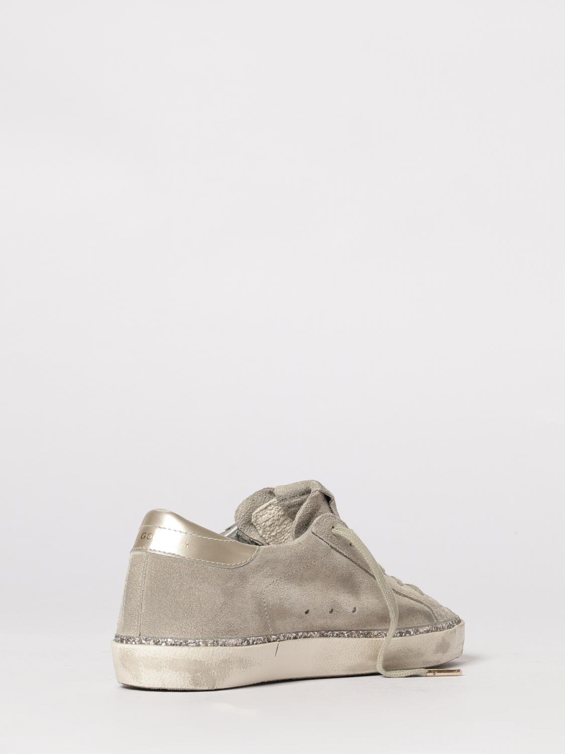super-star used suede sneakers