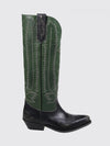 wish star embroidered leather boots