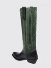 wish star embroidered leather boots