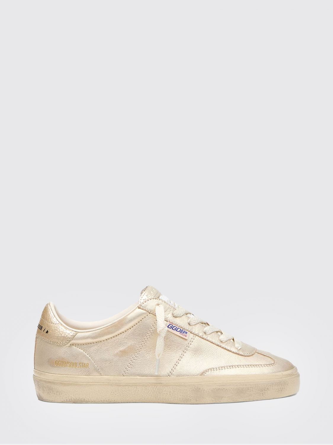 soul star laminated leather sneakers