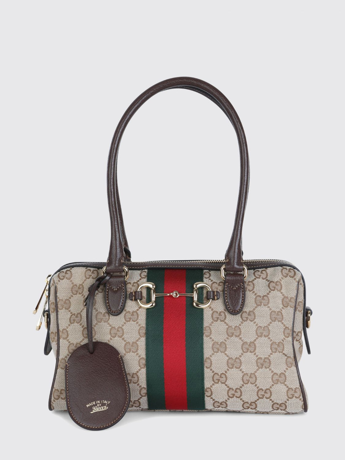 GUCCI OS canvas bag with gg jacquard monogram