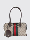 canvas bag with gg jacquard monogram