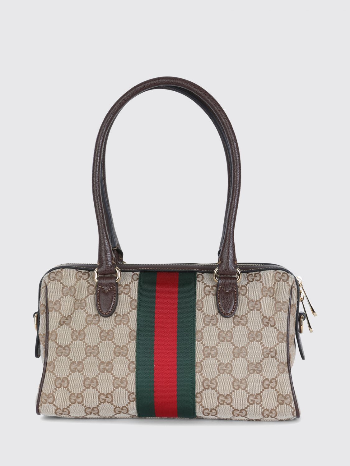 canvas bag with gg jacquard monogram