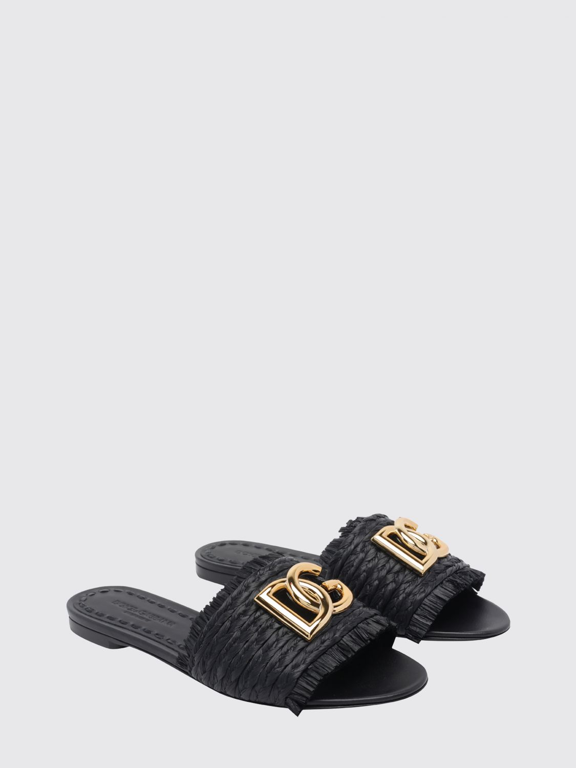 dg raffia slippers