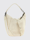 bc duo suede bucket bag with monile