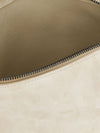 bc duo suede bucket bag with monile