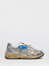 dad-star sneakers in mesh and used laminated leather