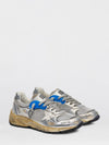 dad-star sneakers in mesh and used laminated leather