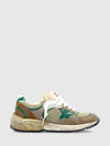 dad sneakers in suede and mesh