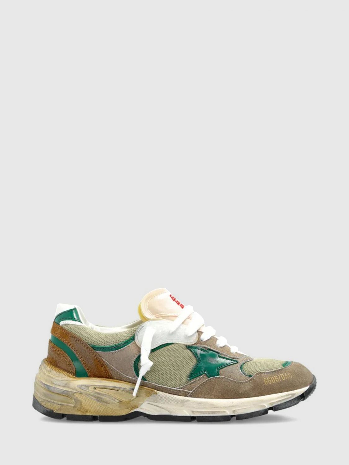 dad sneakers in suede and mesh