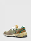 dad sneakers in suede and mesh