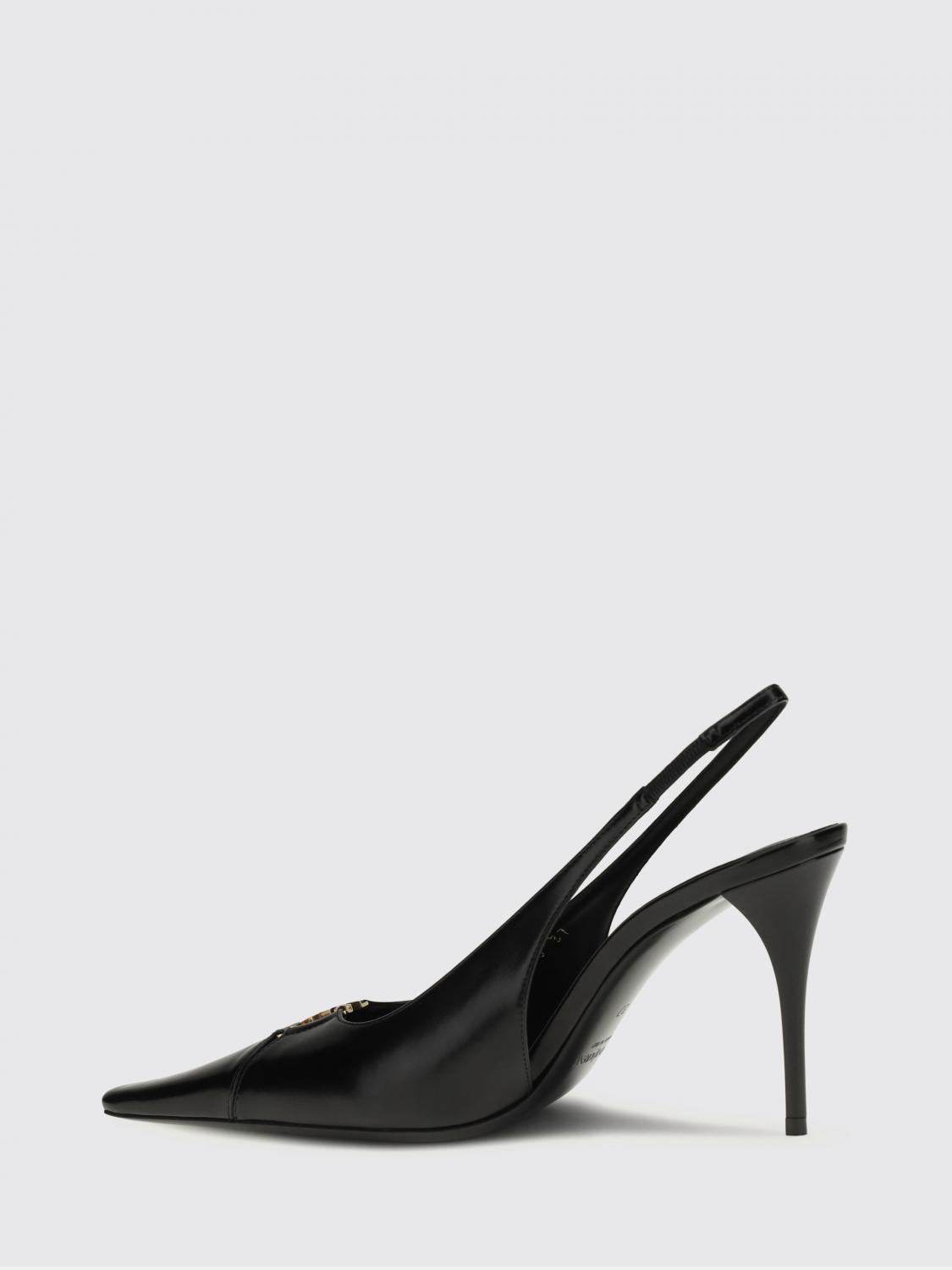 babylone leather slingback pumps