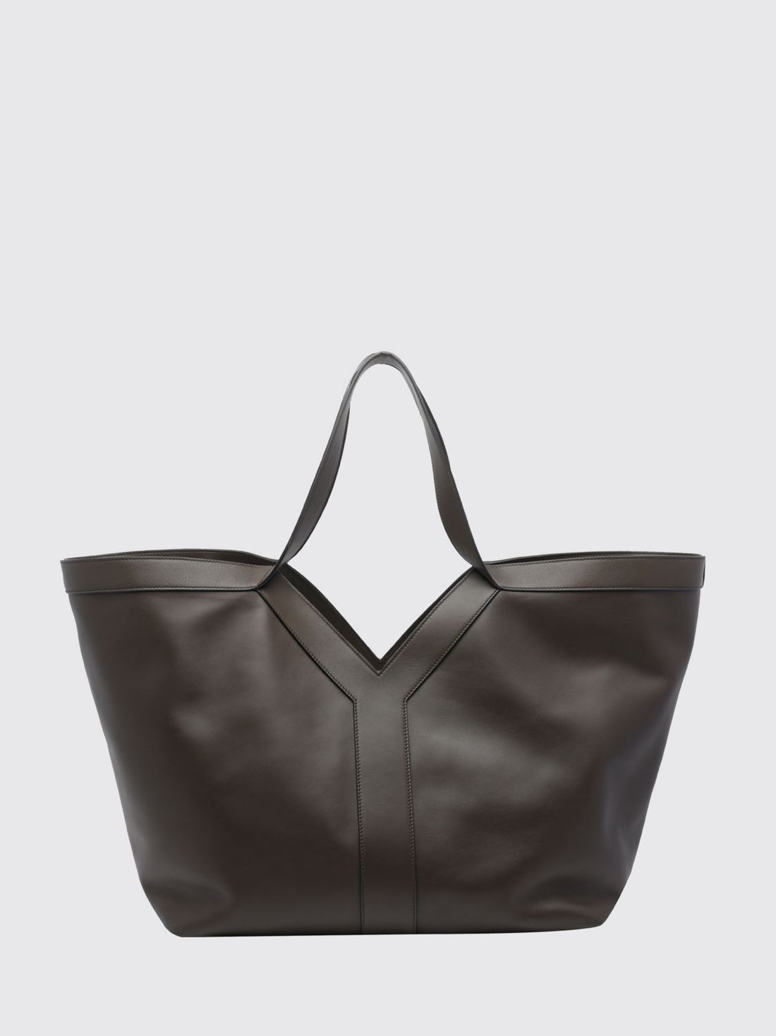 SAINT LAURENT OS y tote leather bag