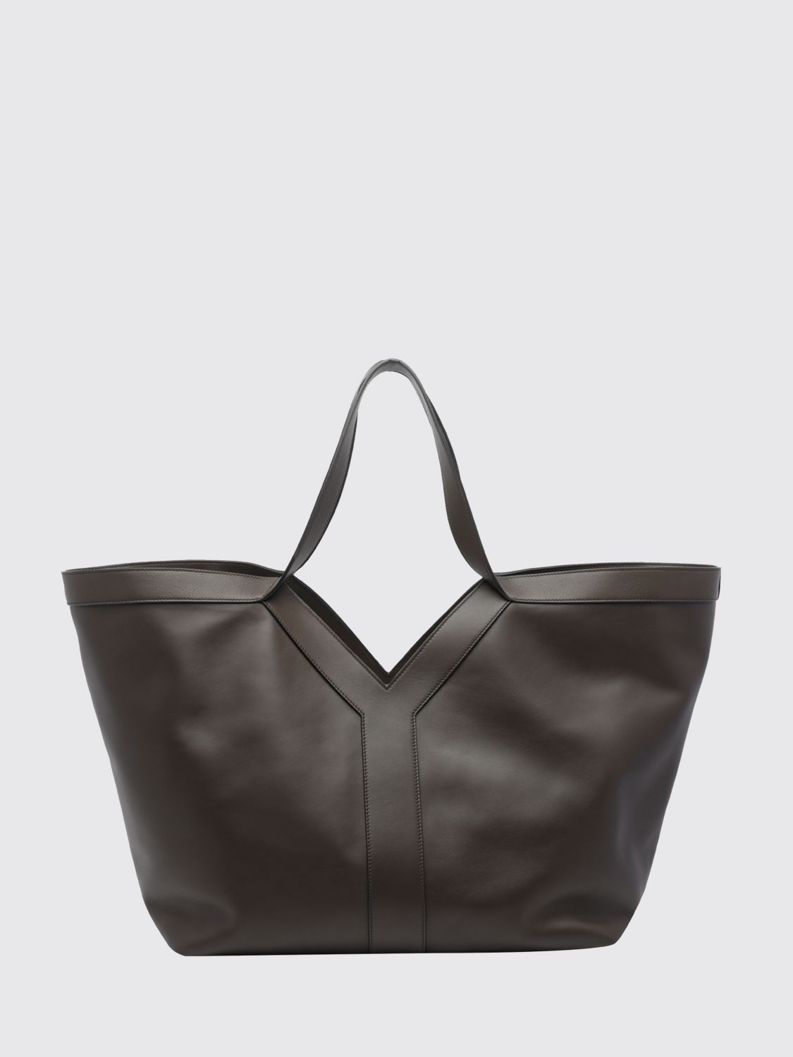 y tote leather bag