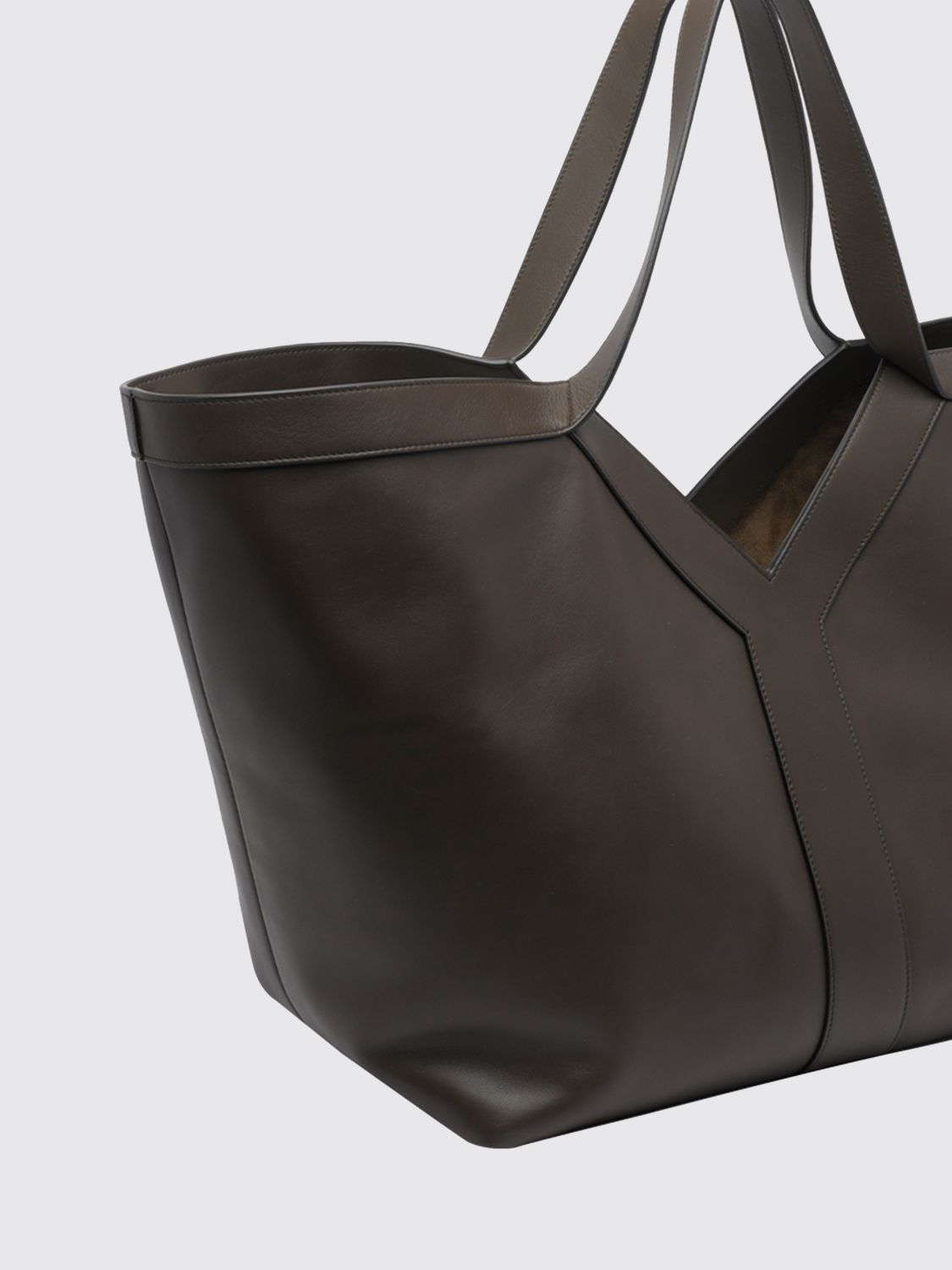 y tote leather bag