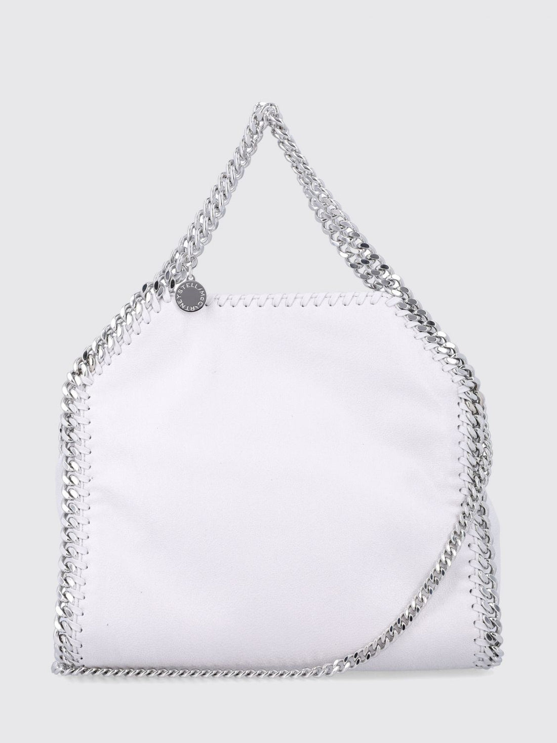 STELLA MCCARTNEY OS falabella mini tote bag in faux suede