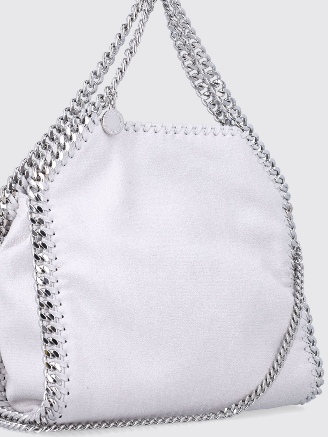 falabella mini tote bag in faux suede